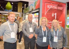 The Crunch Pak team Billy Martin, Gary Zych, Londi Burge and Cindy Grisson says the snack pakcs are selling realy well.